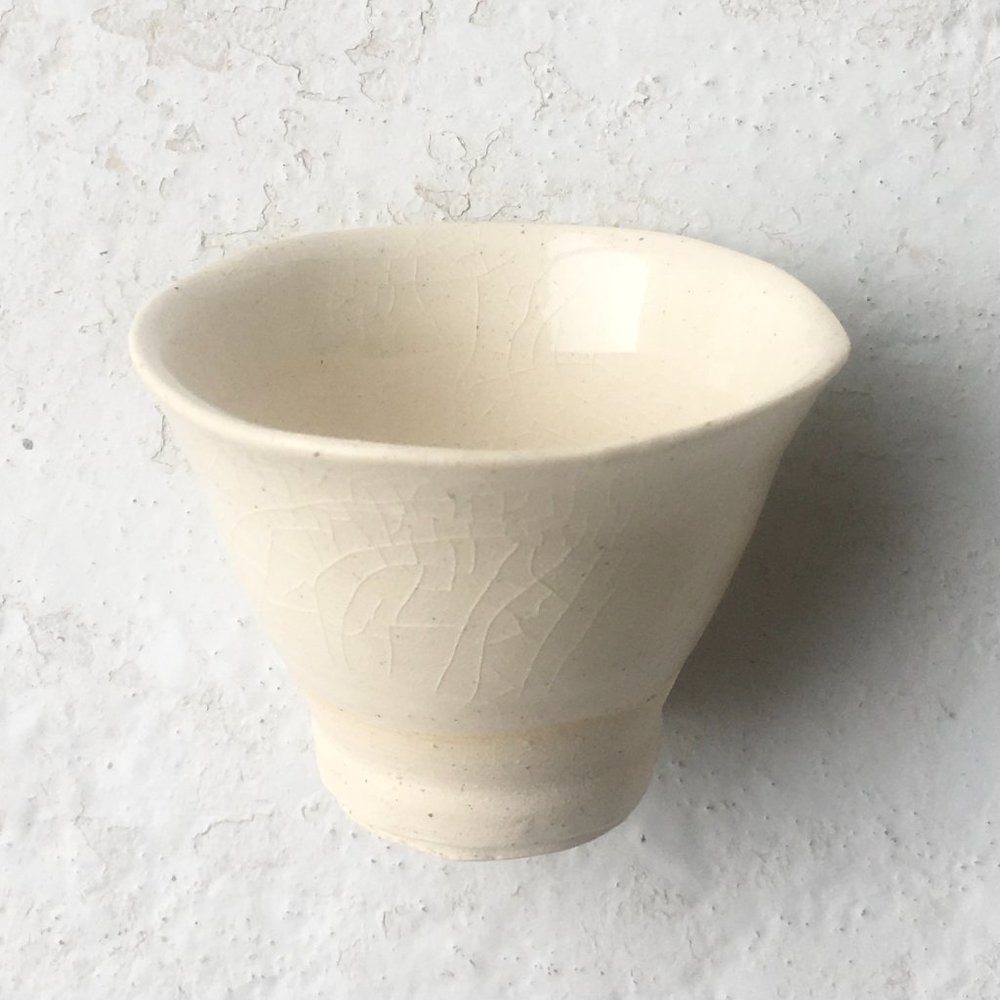 SOLD!!!  /////. 1.6 oz Japanese style sake cup #0012